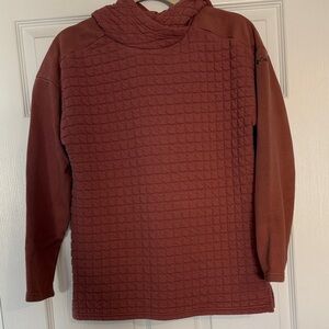 Columbia Quilted Hoodie in Dusty Rose